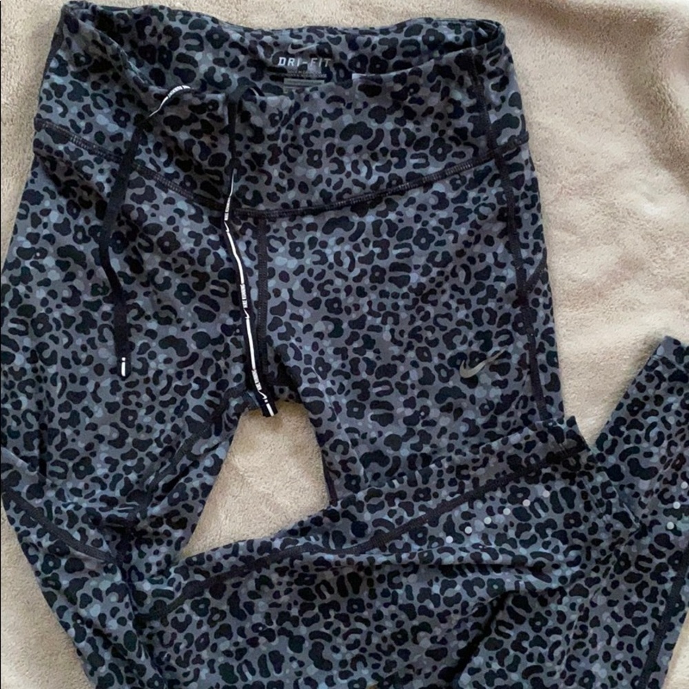 Nike leopard pants